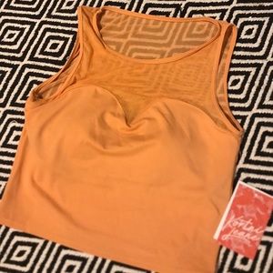 NWT KJ Sweetheart Mesh Top, Large